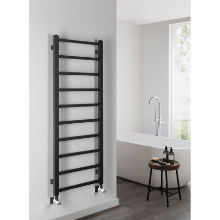 Sapho METRO LIGHT grzejnik łazienkowy 400x1140 mm czarny mat IR445TB