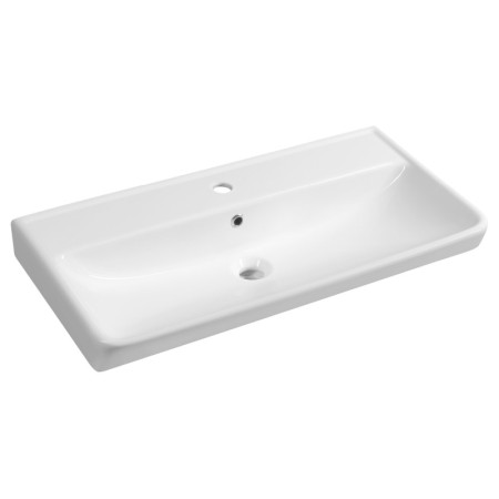 Bruckner NEON umywalka ceramiczna 80x41.5cm biały 201.133.0
