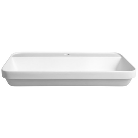 Sapho BRAHEA umywalka półwpuszczana Rockstone 75x39 cm biały mat BE775
