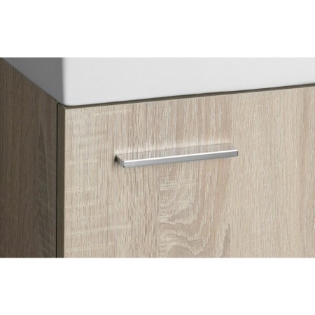 Aqualine ZOJA szafka z umywalką ceramiczną 40x22 cm dąb platin 51049DP-02
