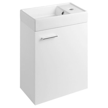 Aqualine ZOJA szafka z umywalką ceramiczną 40x22 cm biała 51049A-02