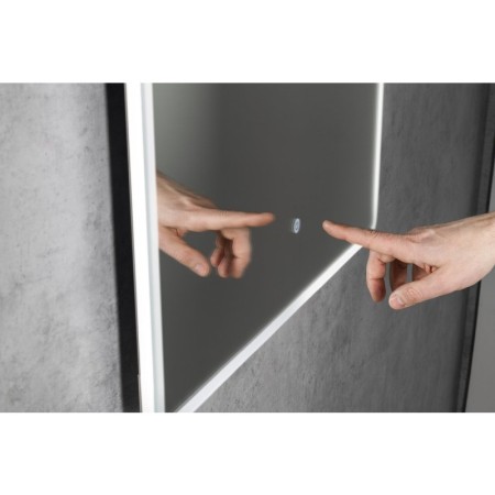 Sapho PIRI lustro z oświetleniem LED 60x80cm czujnik dotykowy 2700-6500K PR600S