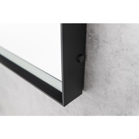 Sapho Lustro SORT z oświetleniem LED 60x80cm bezdotykowy czujnik IR 2700-6500K czarny mat ST080S
