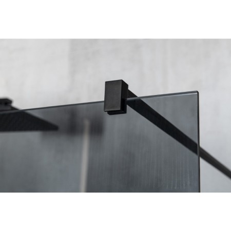 Gelco VARIO BLACK jednoczęściowa kabina prysznicowa Walk-In montaż przy ścianie szkło nordic 1000 mm GX1510-06