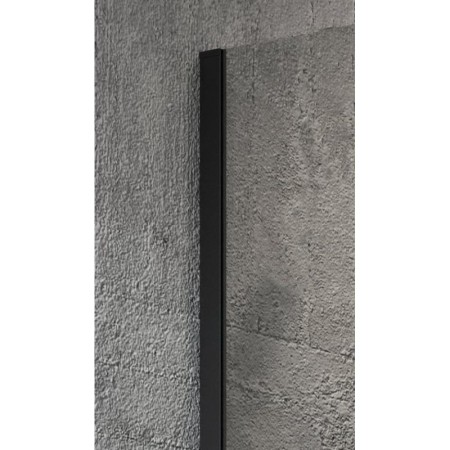Gelco VARIO BLACK jednoczęściowa kabina prysznicowa Walk-In montaż przy ścianie szkło nordic 1000 mm GX1510-06