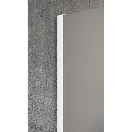 Gelco VARIO WHITE jednoczęściowa kabina prysznicowa Walk-In montaż przy ścianie szkło nordic 800 mm GX1580-07