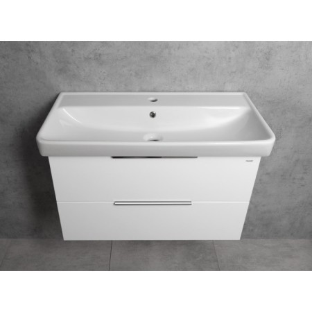 Bruckner NEON szafka z umywalką ceramiczną 80x41.5 cm biały 501.115.0