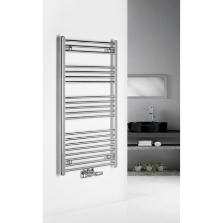 Aqualine ALYA grzejnik łazienkowy 600x1188mm podłączenie środkowe chrom LLS303