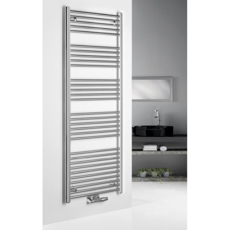 Aqualine ALYA grzejnik łazienkowy 600x1785mm podłączenie środkowe chrom LLS306