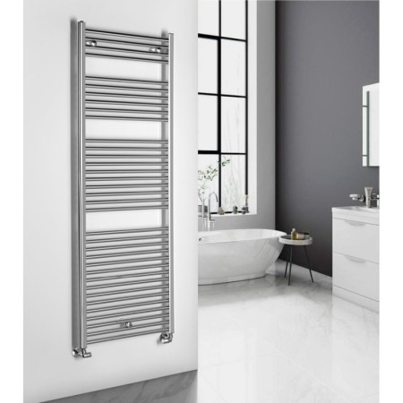 Aqualine ALYA grzejnik łazienkowy prosty 600x1703mm chrom LLR106