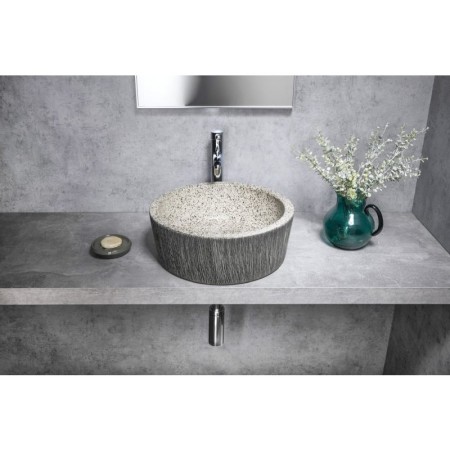 Sapho PRIORI umywalka ceramiczna nablatowa ? 41 cm granit PI035