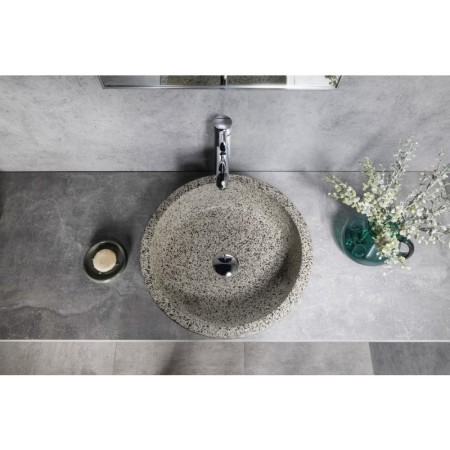 Sapho PRIORI umywalka ceramiczna nablatowa ? 41 cm granit PI035