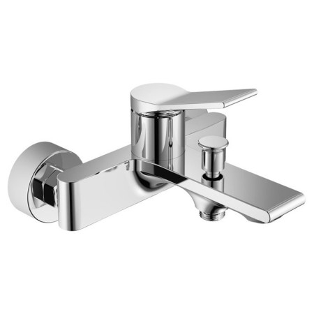 Aqualine BOLERO bateria wannowa ścienna rozstaw 150mm chrom BC010