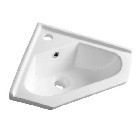 Aqualine Umywalka ceramiczna narożna 41x41 cm meblowa 1601-40