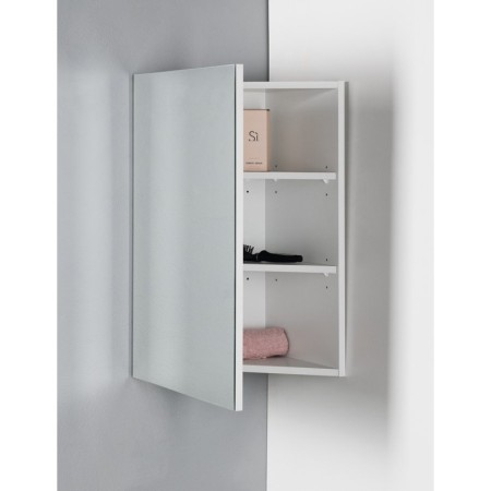 Aqualine ZOJA/KERAMIA FRESH szafka narożna z lustrem 35x78x35cm biały 50352