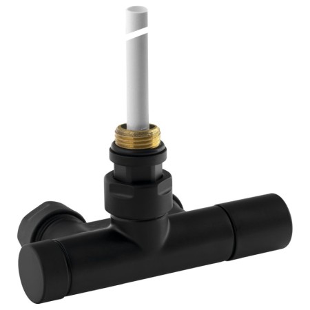 Sapho MONO ONE zestaw przyłączeniowy jednopunktowy 50mm czarny mat CP2052BS