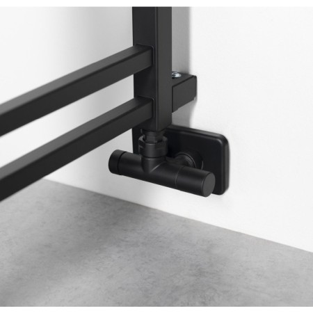 Sapho METRO SPACE grzejnik ścianka przedziałowa 550x1430 mm czarny mat IR438B