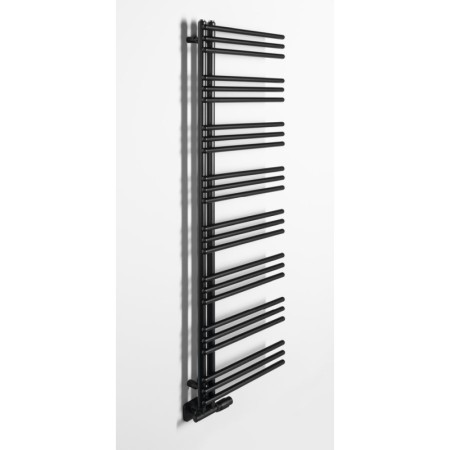Aqualine POSEIDON grzejnik łazienkowy 450x1540mm czarny mat PS415B