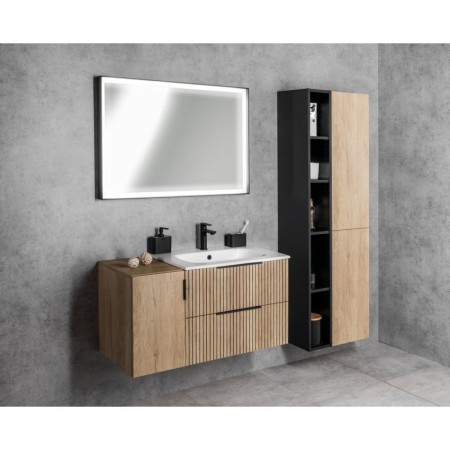 Sapho CIRASA szafka wisząca dolna 30x64x46cm prawa/lewa dąb Alabama strip CR301-2322