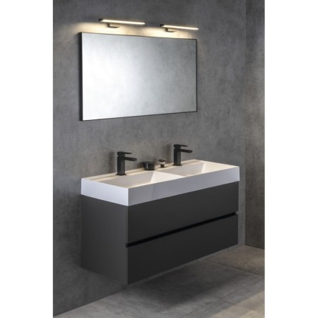 Sapho ODETTA szafka umywalkowa 118x50x43.5cm antracyt mat DT120-3434