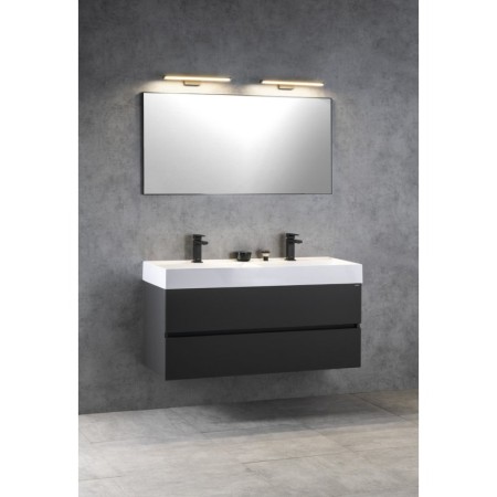 Sapho ODETTA szafka umywalkowa 118x50x43.5cm antracyt mat DT120-3434