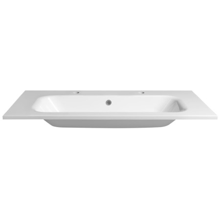 Sapho SIDRA umywalka kompozytowa 101x46cm 2 otwory na baterie biała SD101-2