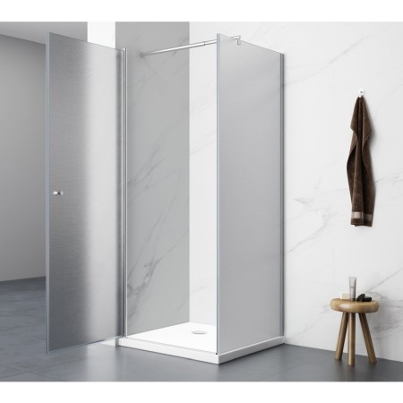 Aqualine PILOT kabina prysznicowa 800x800 mm szkło Brick PT080-01