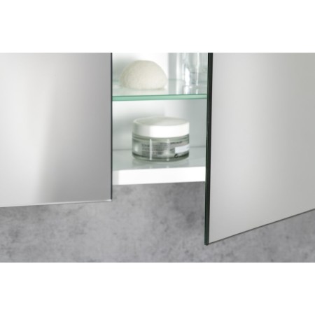 Bruckner NEON szafka z lustrem podwójne lustro 600x665mm biała 501.200.0
