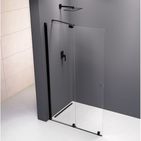 Polysan MODULAR SHOWER drzwi przesuwne 1600 mm czarny MS5-160B
