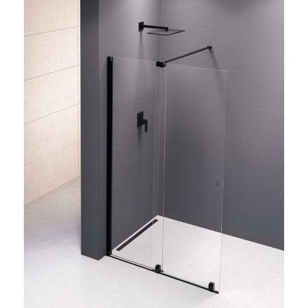 Polysan MODULAR SHOWER drzwi przesuwne 1600 mm czarny MS5-160B