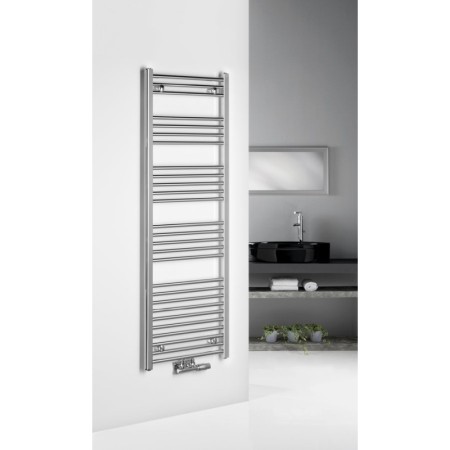 Aqualine ALYA grzejnik łazienkowy 400x1600mm podłączenie środkowe chrom LLS309