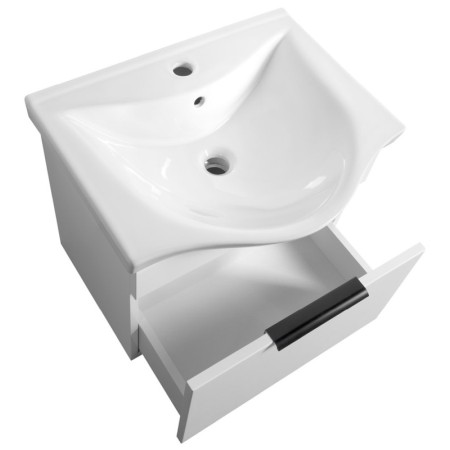 Aqualine AKIRA szafka umywalkowa 511x42x34cm biały AK255