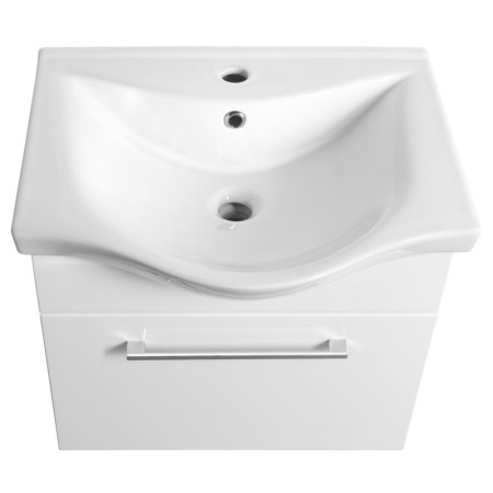 Aqualine AKIRA szafka umywalkowa 511x42x34cm biały AK255