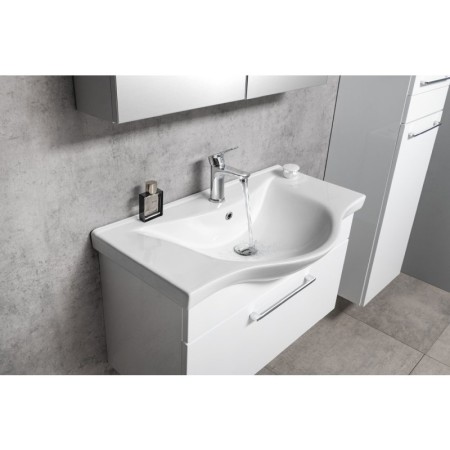 Aqualine AKIRA szafka umywalkowa 74.5x42x34cm biały AK280