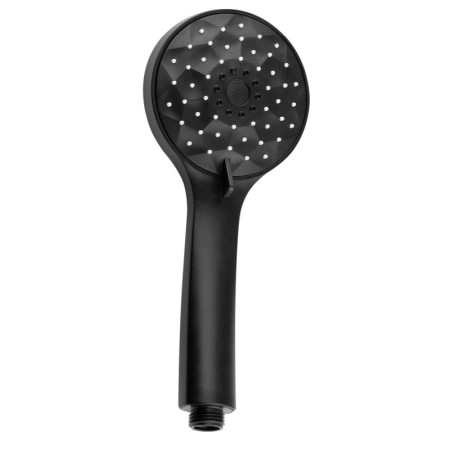 Sapho Słuchawka prysznicowa z masażem 4 funkcje średnica 101mm ABS/czarny mat 1204-02B