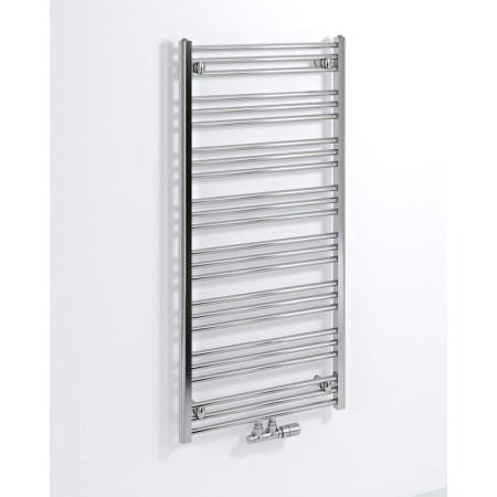 Bruckner ALBRECHT grzejnik 600x1250mm podłączenie środkowe chrom 600.117.1