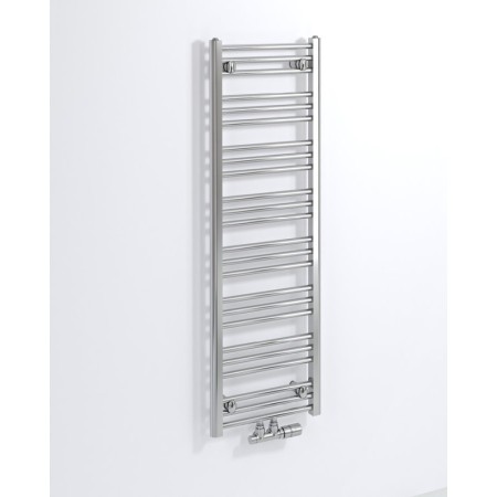 Bruckner ALBRECHT grzejnik 400x1250mm podłączenie środkowe chrom 600.112.1