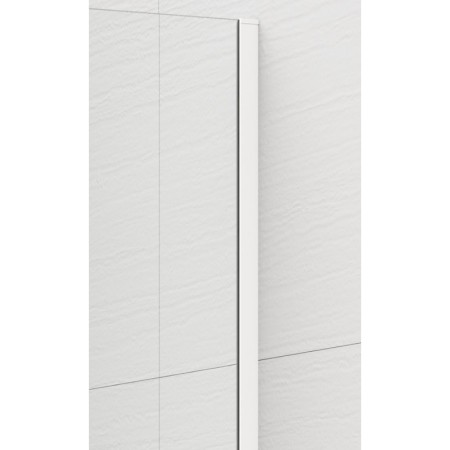Polysan ESCA WHITE MATT jednoczęściowa kabina przysznicowa Walk-In montaż przy ścianie szkło matowe 700 mm ES1170-03