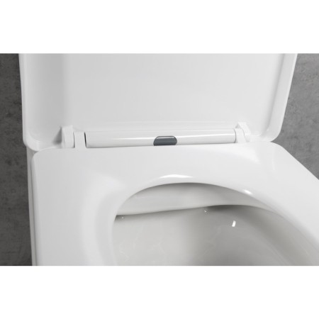 Bruckner LEON deska toaletowa Slim Soft Close duroplast biały 301.307.4