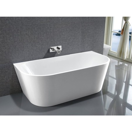 Aqualine TAJO wanna przyścienna stojąca 180x80cm biały E1990