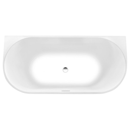Aqualine TAJO wanna przyścienna stojąca 180x80cm biały E1990