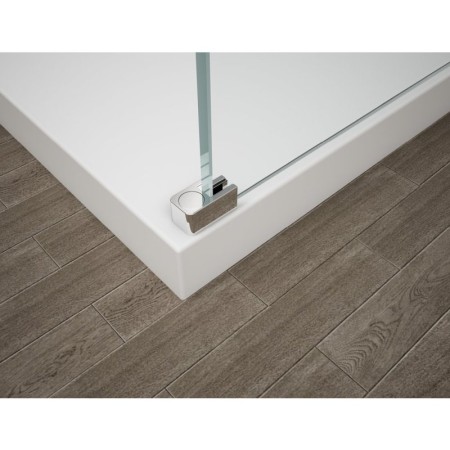 Polysan ESCA CHROME jednoczęściowa kabina przysznicowa Walk-In szkło Marron 1300 mm ES1513-05