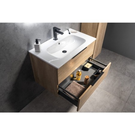 Sapho CIRASA szafka pod umywalkę 798x52x46cm siena strip CR801-4242S