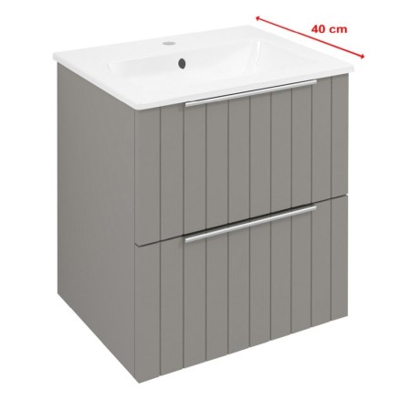 Sapho CIRASA szafka pod umywalkę 48x54x39cm agila strip CR492-4343S