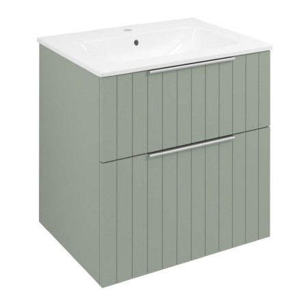 Sapho CIRASA szafka pod umywalkę 592x64x46cm verde strip CR601-4444S