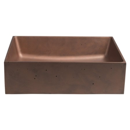 Sapho FORMIGO umywalka betonowa nablatowa 47.5x36.5cm miedź FG120