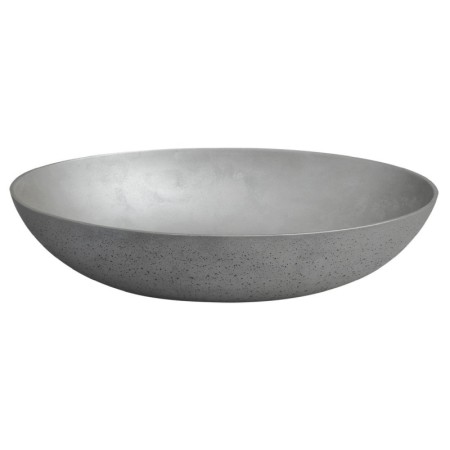 Sapho FORMIGO umywalka betonowa nablatowa 60x40cm srebrny FG219