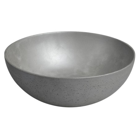 Sapho FORMIGO umywalka betonowa nablatowa średnica 39cm srebrny FG319