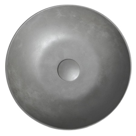 Sapho FORMIGO umywalka betonowa nablatowa średnica 39cm srebrny FG319