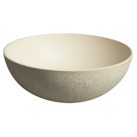 Sapho FORMIGO umywalka betonowa nablatowa średnica 39cm żółty FG322